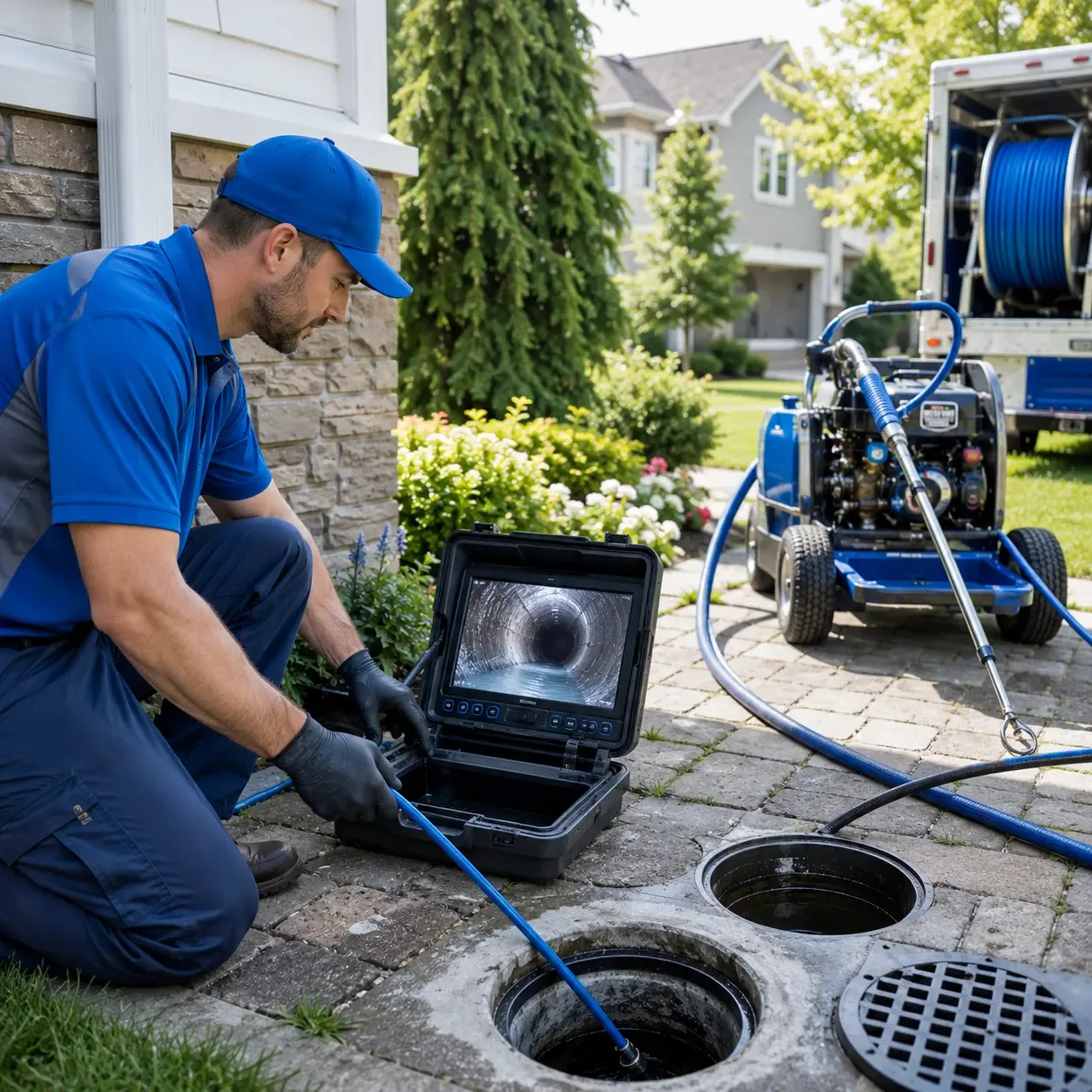 Outdoor drain cleaning professionals serving El Paso, TX